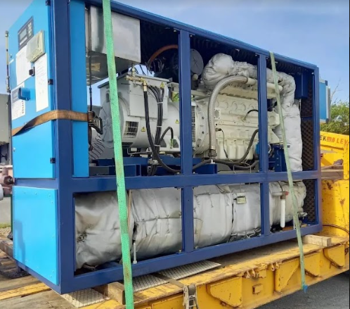 MAN 1Image of a MAN used natural gas generator set, suitable for industrial applications - generator for sale used